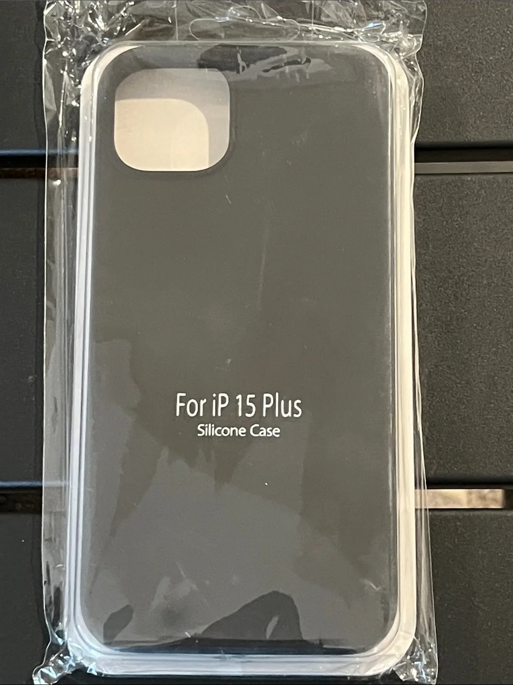 iPhone 15 Plus Black Silicone Phone Case